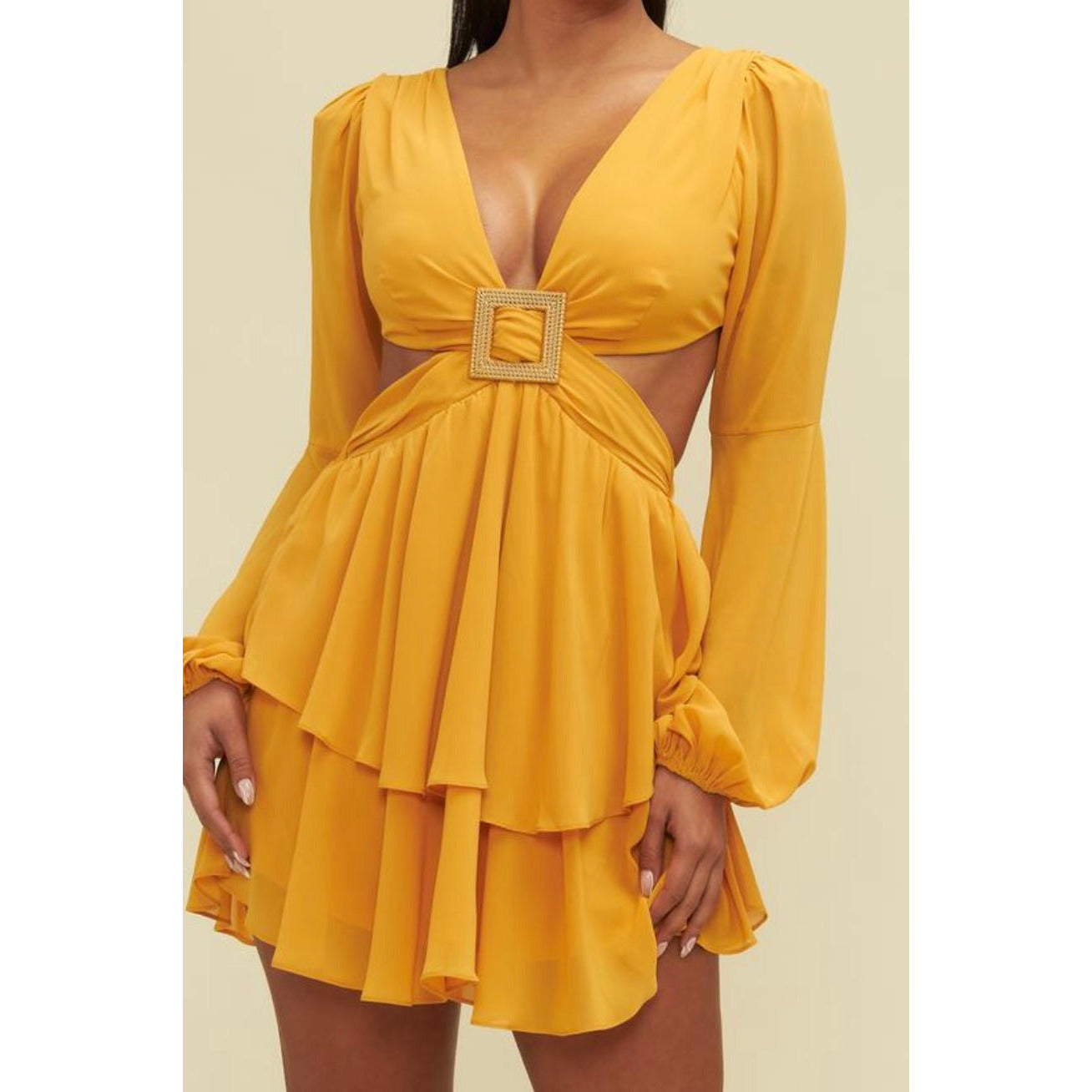 Gianna Dress (Mustard)