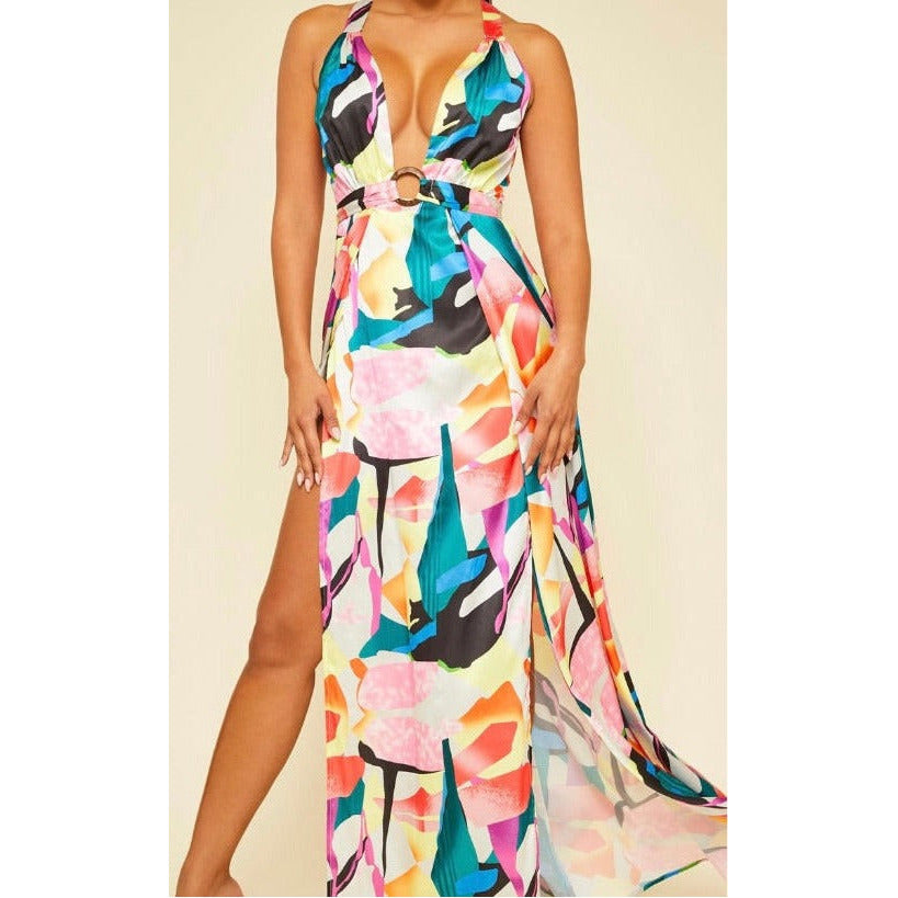 Summer Escape Maxi Dress (Multi)