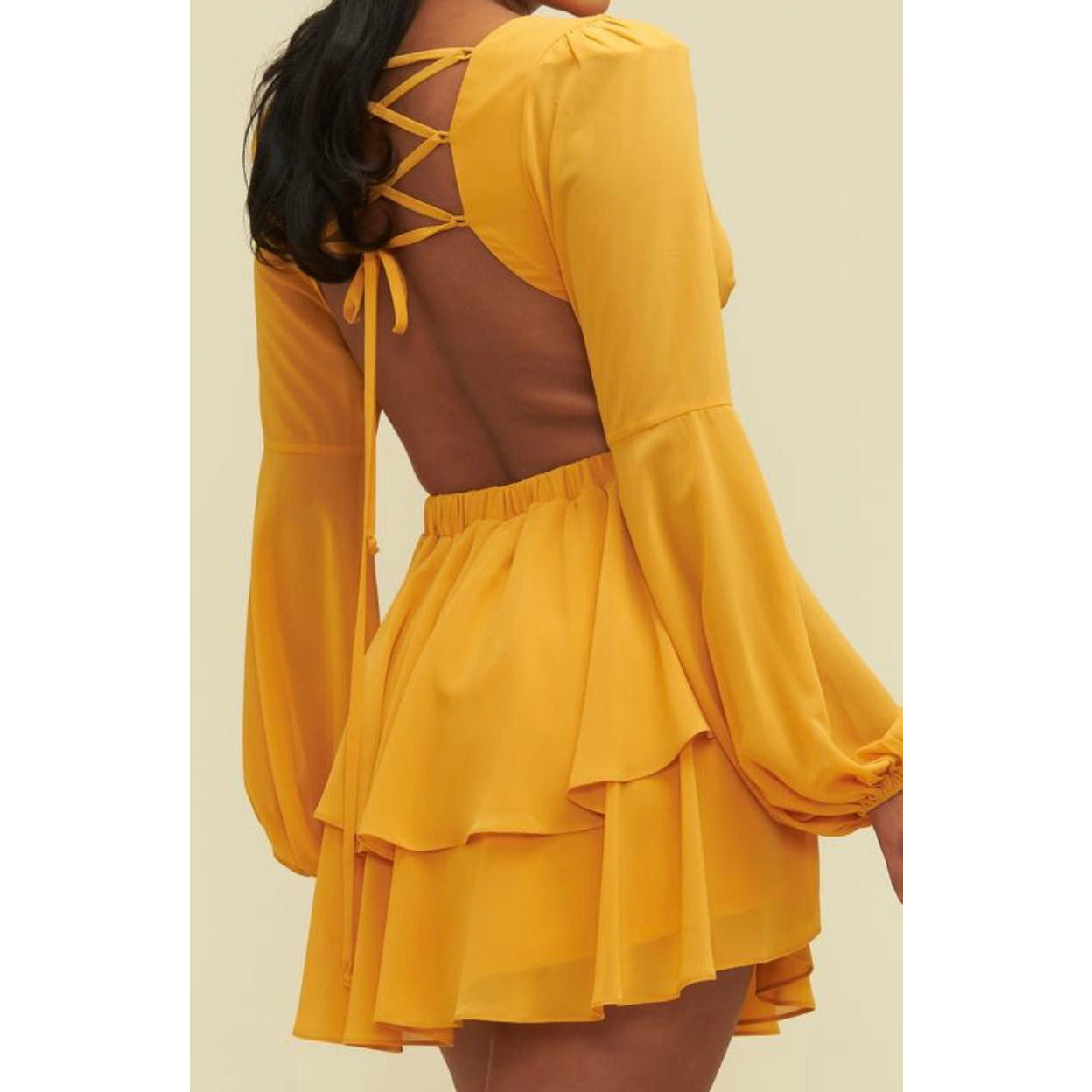 Gianna Dress (Mustard)